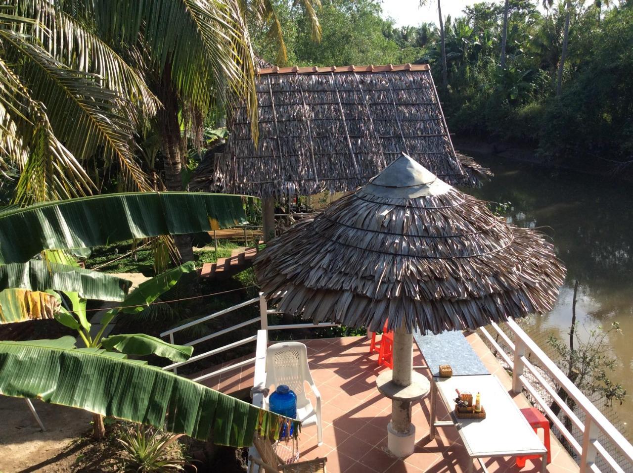 Quoc Phuong Riverside Homestay Ben Tre Экстерьер фото